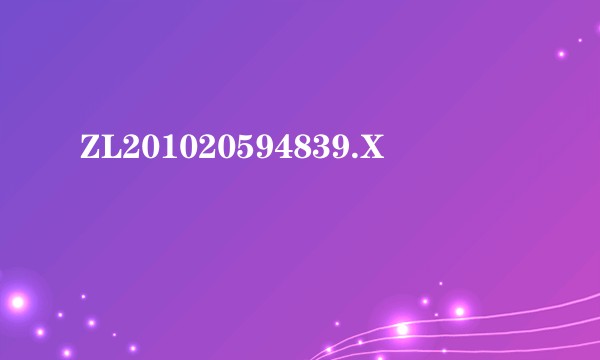 ZL201020594839.X