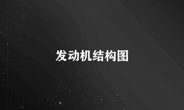发动机结构图