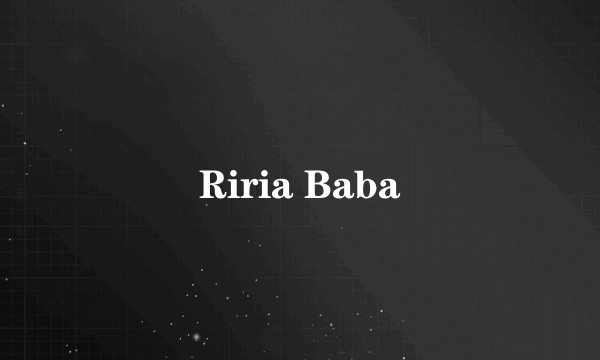 Riria Baba