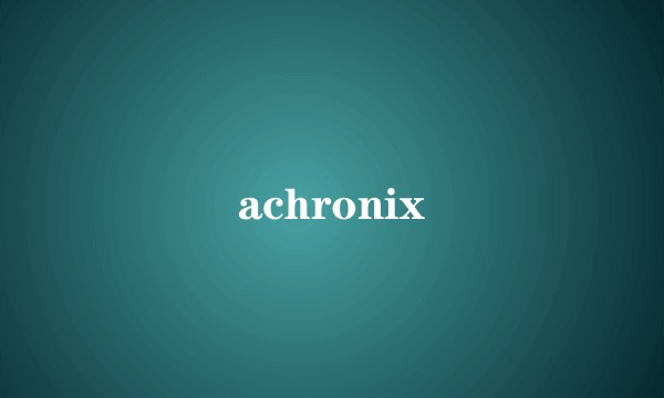 achronix
