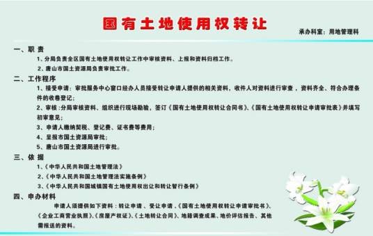 土地使用权转让