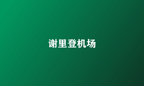 谢里登机场