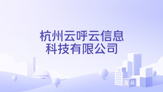 杭州云呼云信息科技有限公司