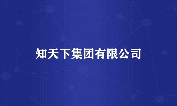 知天下集团有限公司