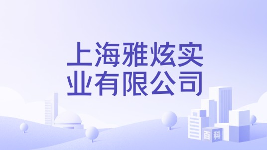 上海雅炫实业有限公司
