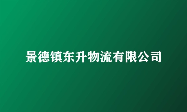 景德镇东升物流有限公司