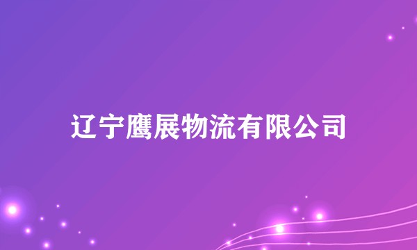 辽宁鹰展物流有限公司