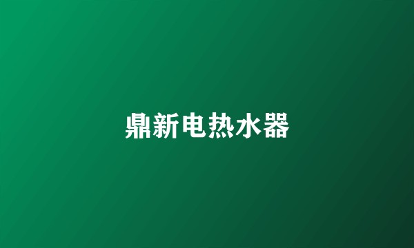 鼎新电热水器
