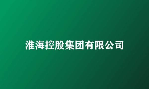 淮海控股集团有限公司