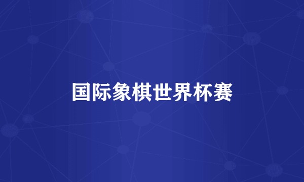 国际象棋世界杯赛
