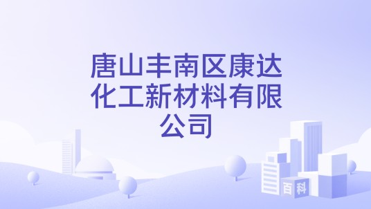 唐山丰南区康达化工新材料有限公司