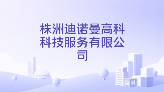 株洲迪诺曼高科科技服务有限公司