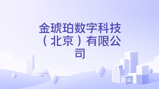 金琥珀数字科技（北京）有限公司