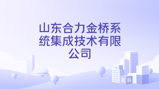 山东合力金桥系统集成技术有限公司