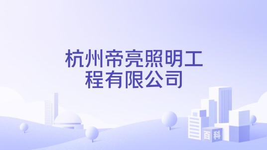 杭州帝亮照明工程有限公司