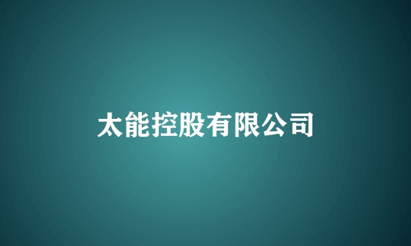 太能控股有限公司