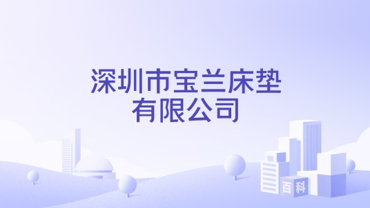 深圳市宝兰床垫有限公司