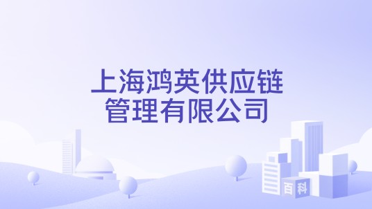 上海鸿英供应链管理有限公司