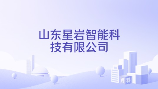 山东星岩智能科技有限公司