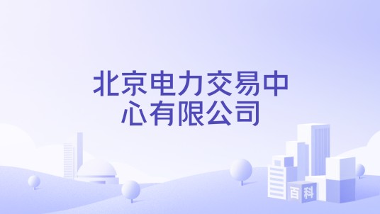 北京电力交易中心有限公司