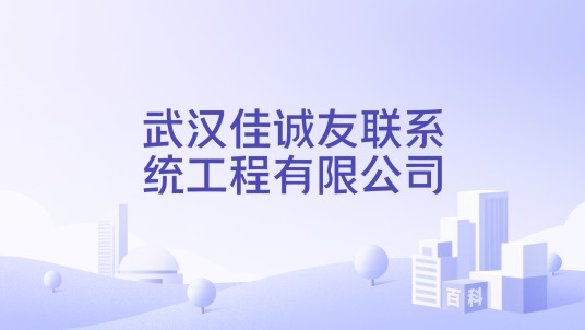 武汉佳诚友联系统工程有限公司