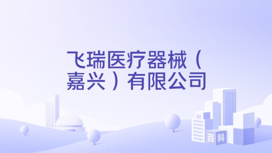 飞瑞医疗器械（嘉兴）有限公司