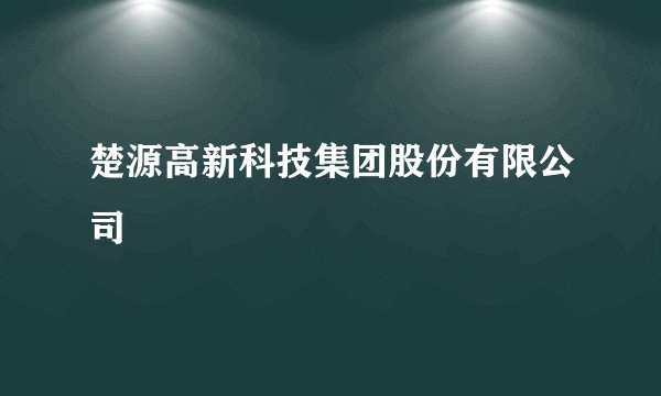楚源高新科技集团股份有限公司