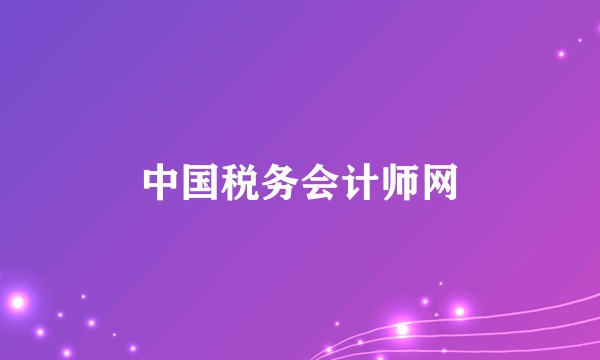 中国税务会计师网
