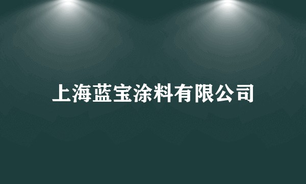 上海蓝宝涂料有限公司