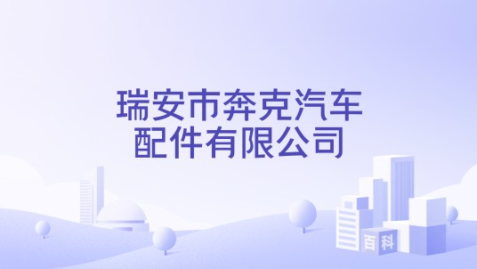 瑞安市奔克汽车配件有限公司