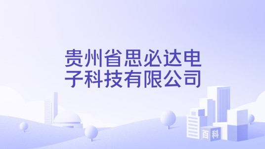 贵州省思必达电子科技有限公司