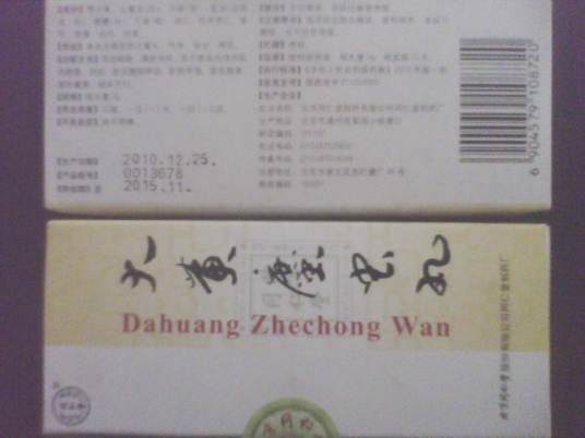 大黄蛰虫丸(药品)