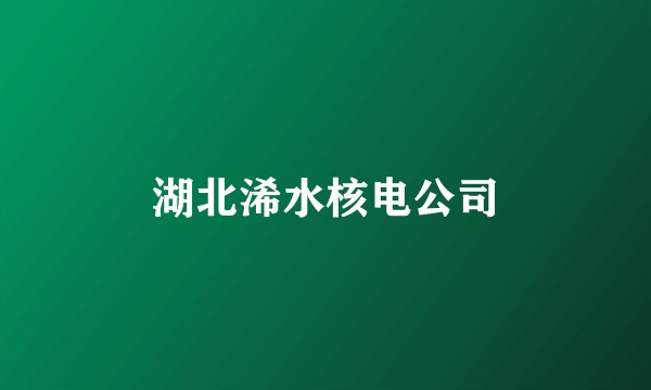 湖北浠水核电公司