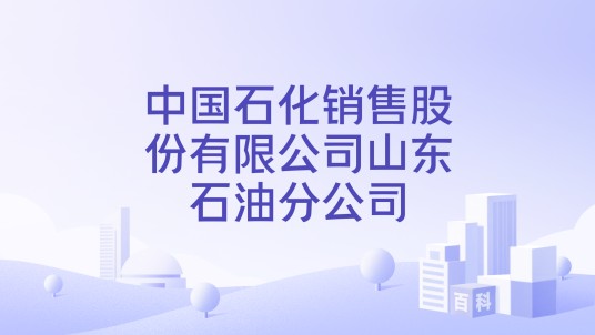 中国石化销售股份有限公司山东石油分公司