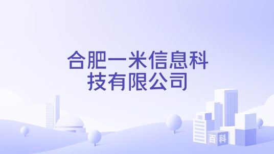 合肥一米信息科技有限公司