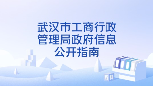 武汉市工商行政管理局政府信息公开指南