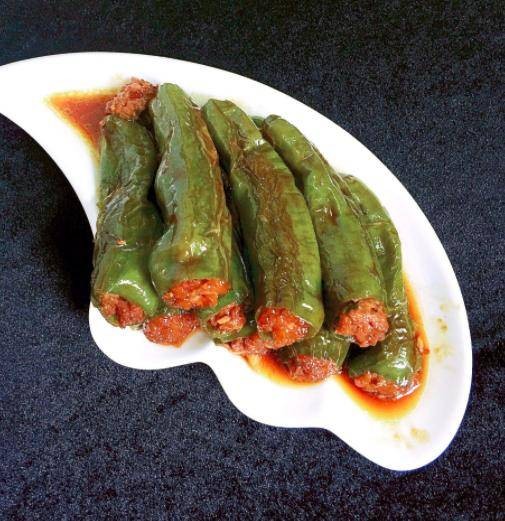 辣椒酿肉