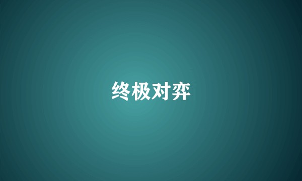 终极对弈