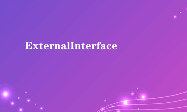 ExternalInterface