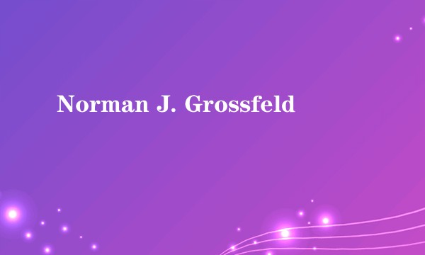 Norman J. Grossfeld