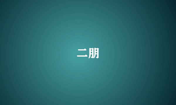 二朋