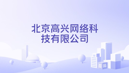 北京高兴网络科技有限公司