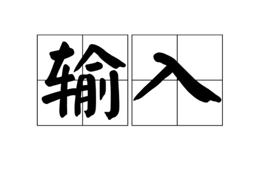 输入(计算机术语)
