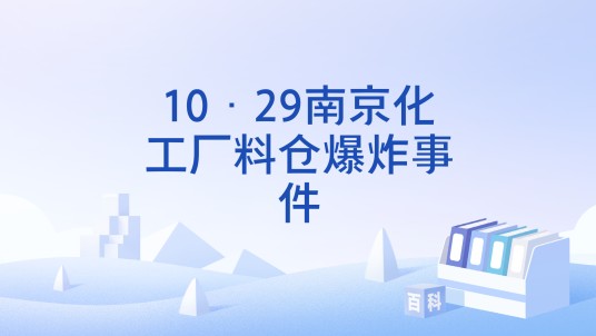 10·29南京化工厂料仓爆炸事件