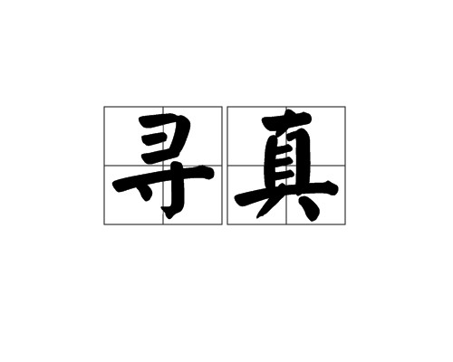 寻真（汉语词语）