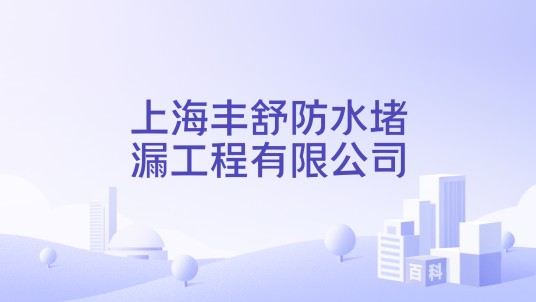 上海丰舒防水堵漏工程有限公司