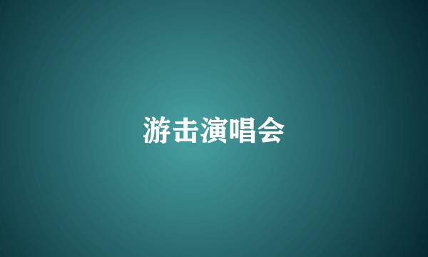 游击演唱会