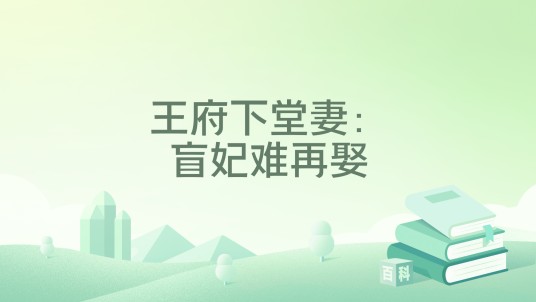 王府下堂妻：盲妃难再娶