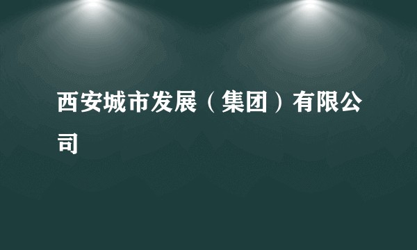 西安城市发展（集团）有限公司