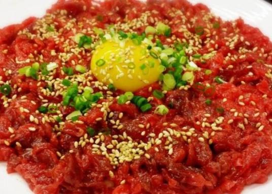 韩式生拌牛肉